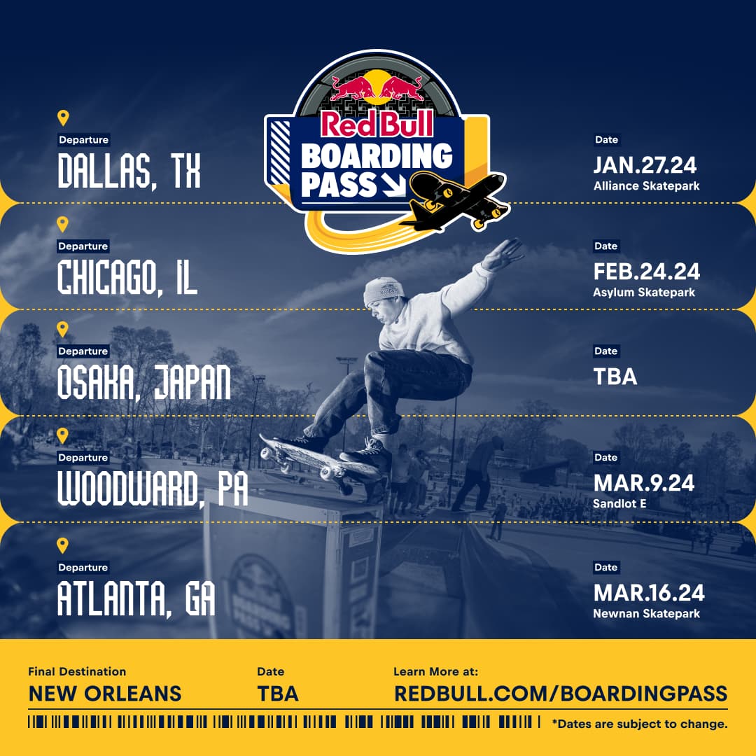 Red Bull Boarding Pass Flyer