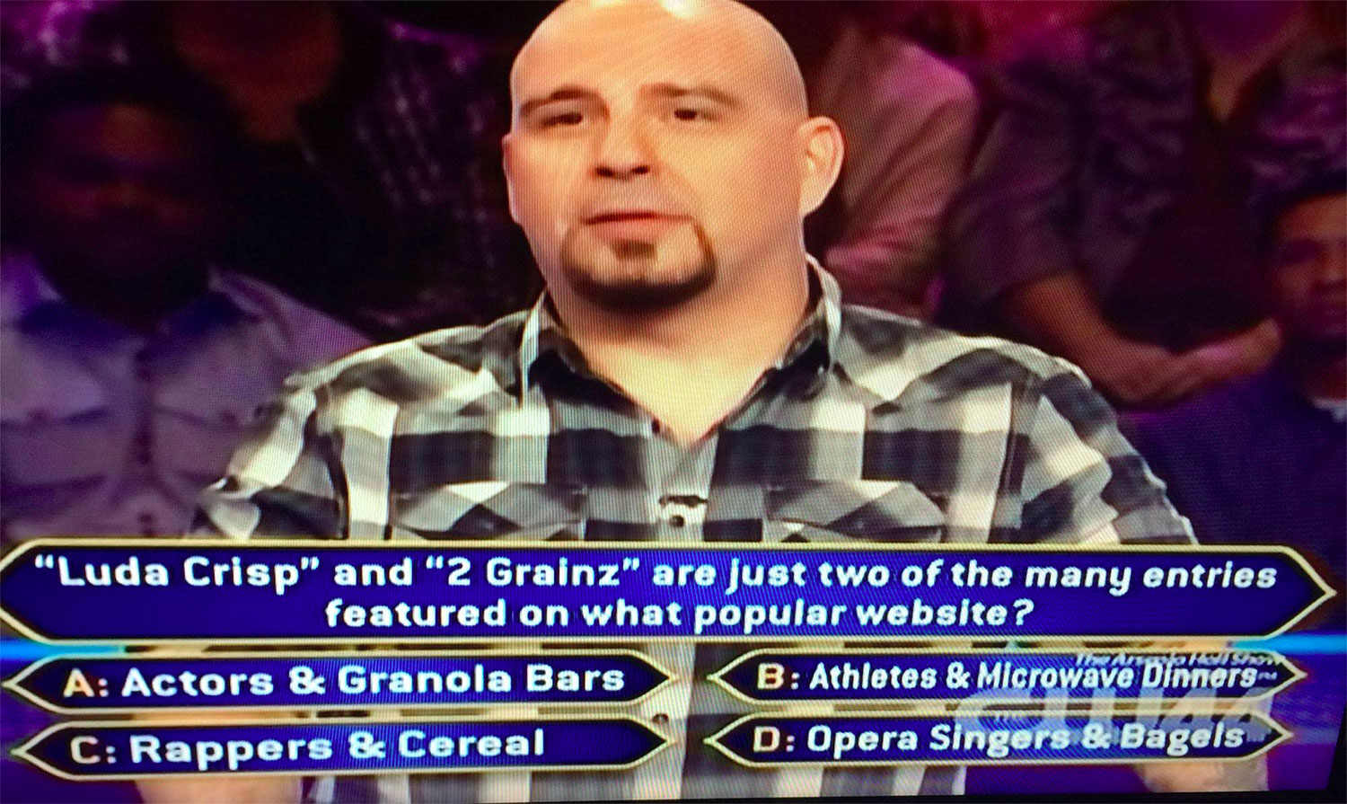Rappers and Cereal on Who Wants to be Millionaire