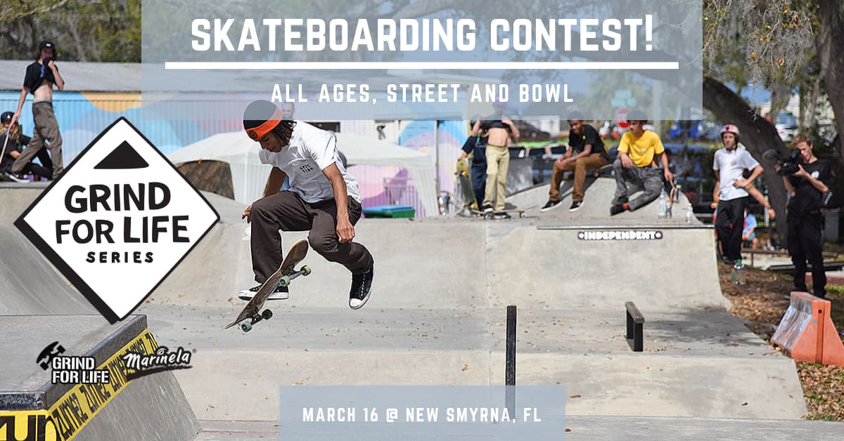 Skateboarding Contest at New Smyrna