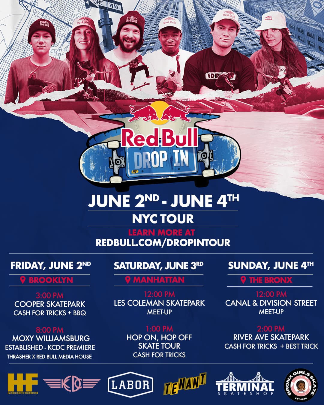 Red Bull Drop in Tour NYC