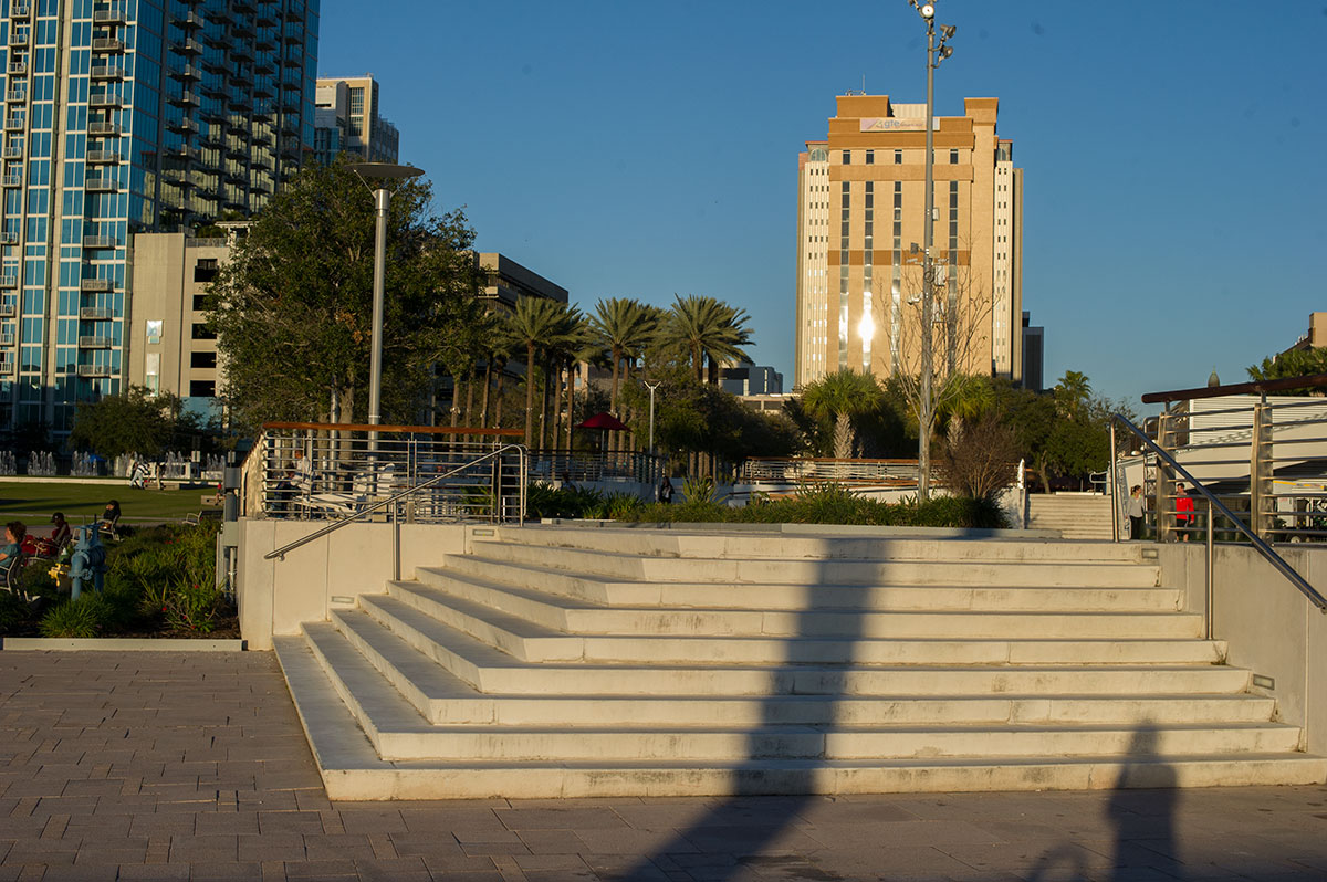 Curtis Hixon 9-Stair Set in Downtown Tampa