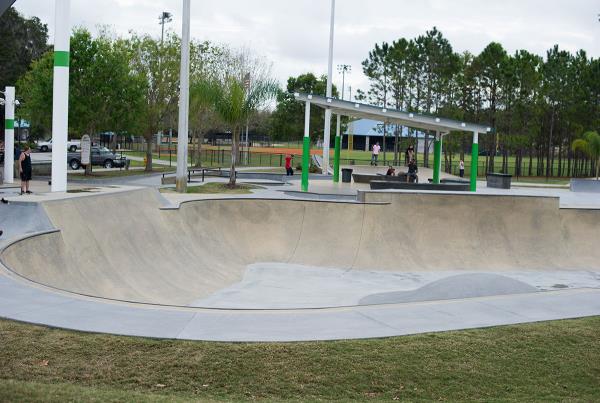 Lakeland Skatepark Flow Bowl
