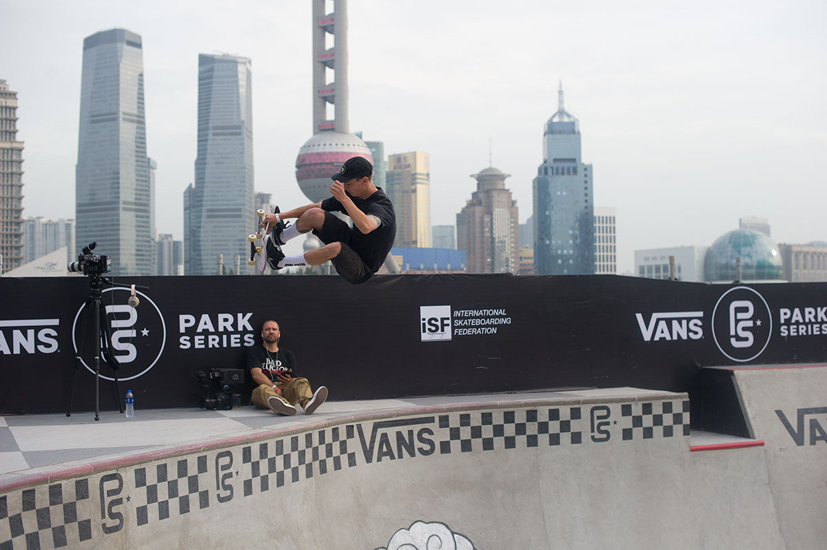 Vans Park Series Shanghai - Tristan Frontside