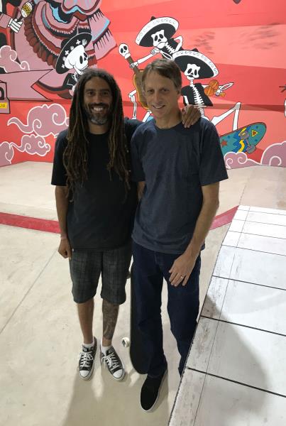 Vern and Tony Hawk at Woodward Cancun