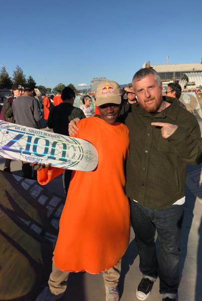 Congrats, Zion! Zion and Tom Curren