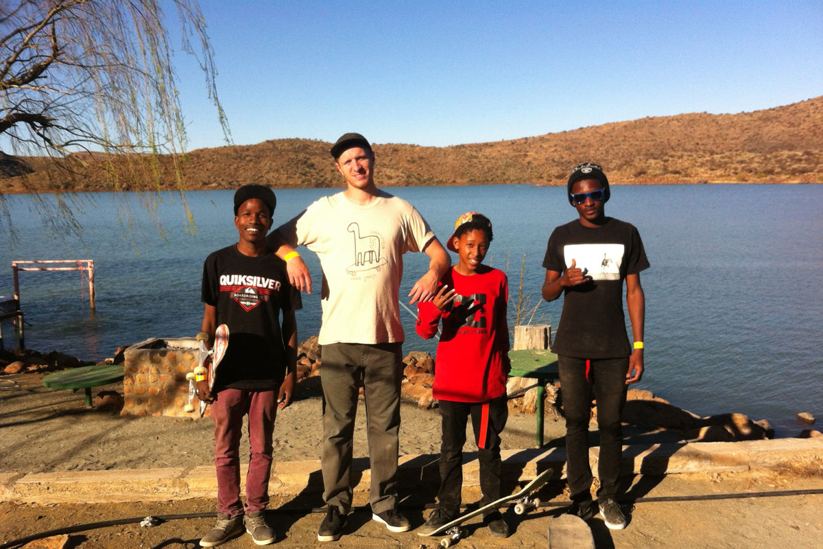 Chinner With the Locals in South Africa