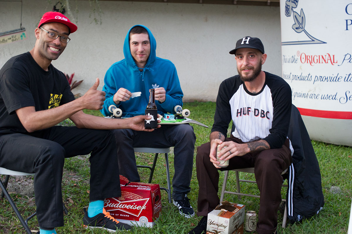 Kamal, Jake Donnelly, Peter Ramondetta at Tampa Bro