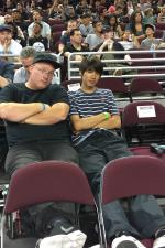 Mike Sinclair and Yuto at Street League Los Angeles