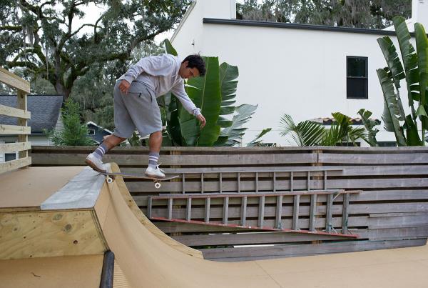 Pool Coping at Porpe&#39;s Ramp