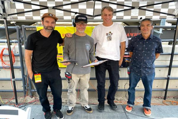 Paul Zitzer and Ryan Clements and Tony Hawk and Rob Meronek