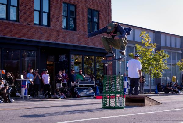 Des Moines Streetstyle Open 2021 - Frontside Flip the Can