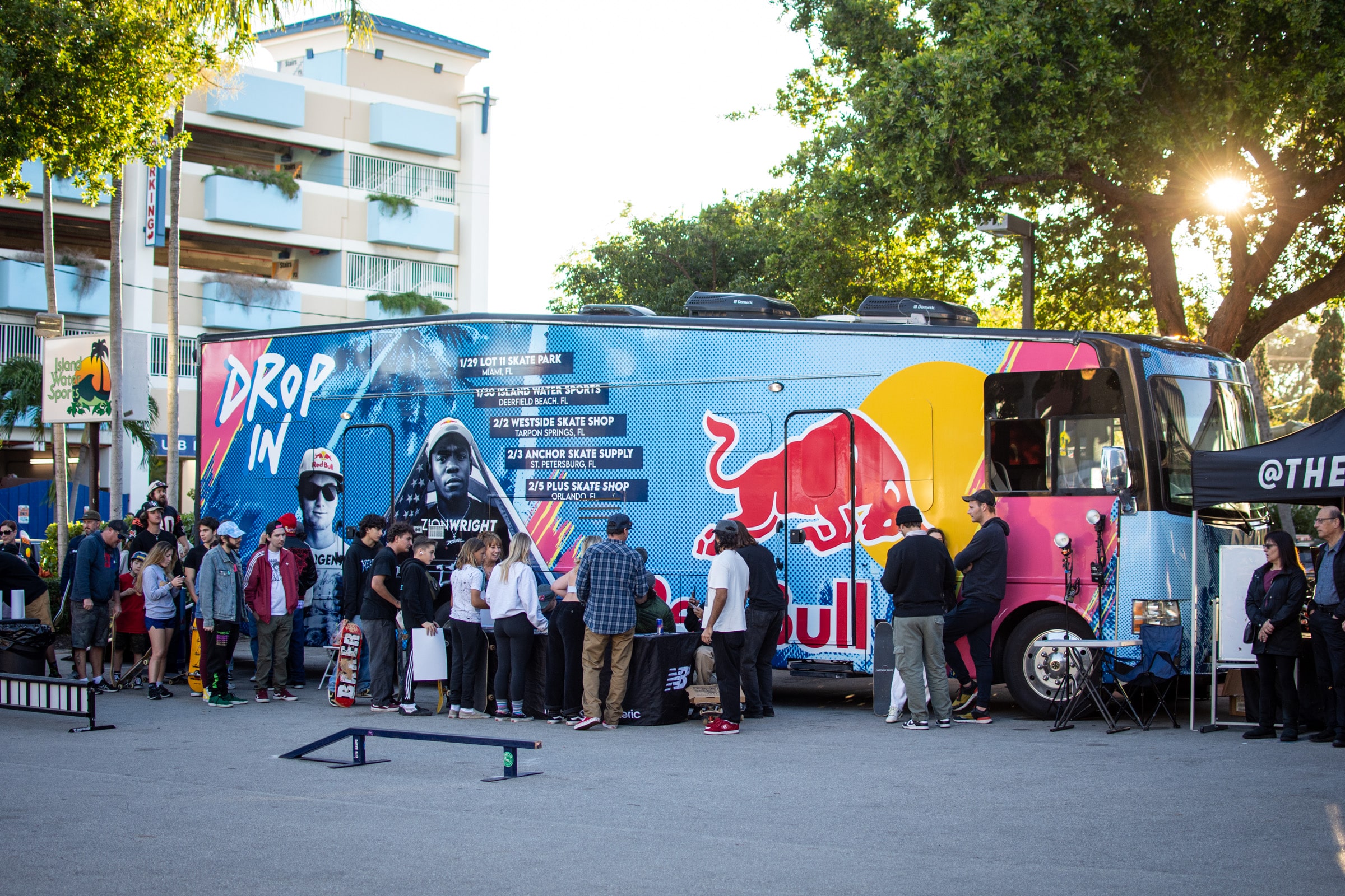 Red Bull Drop In Tour - The Boardr Bus New Wrap