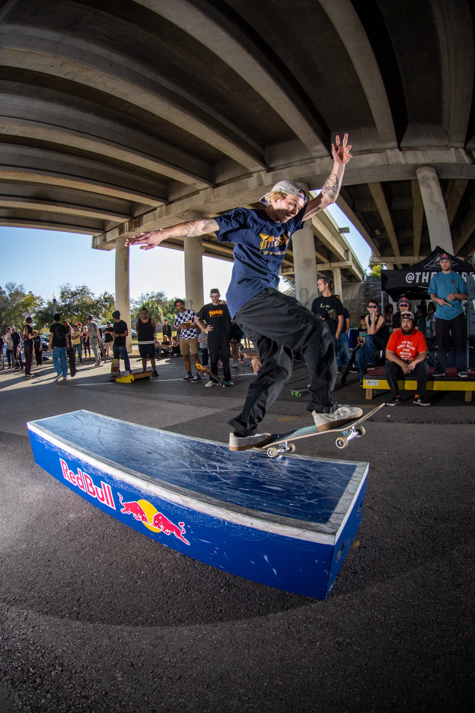 Red Bull Drop In Tour - Austin Front 180 Out