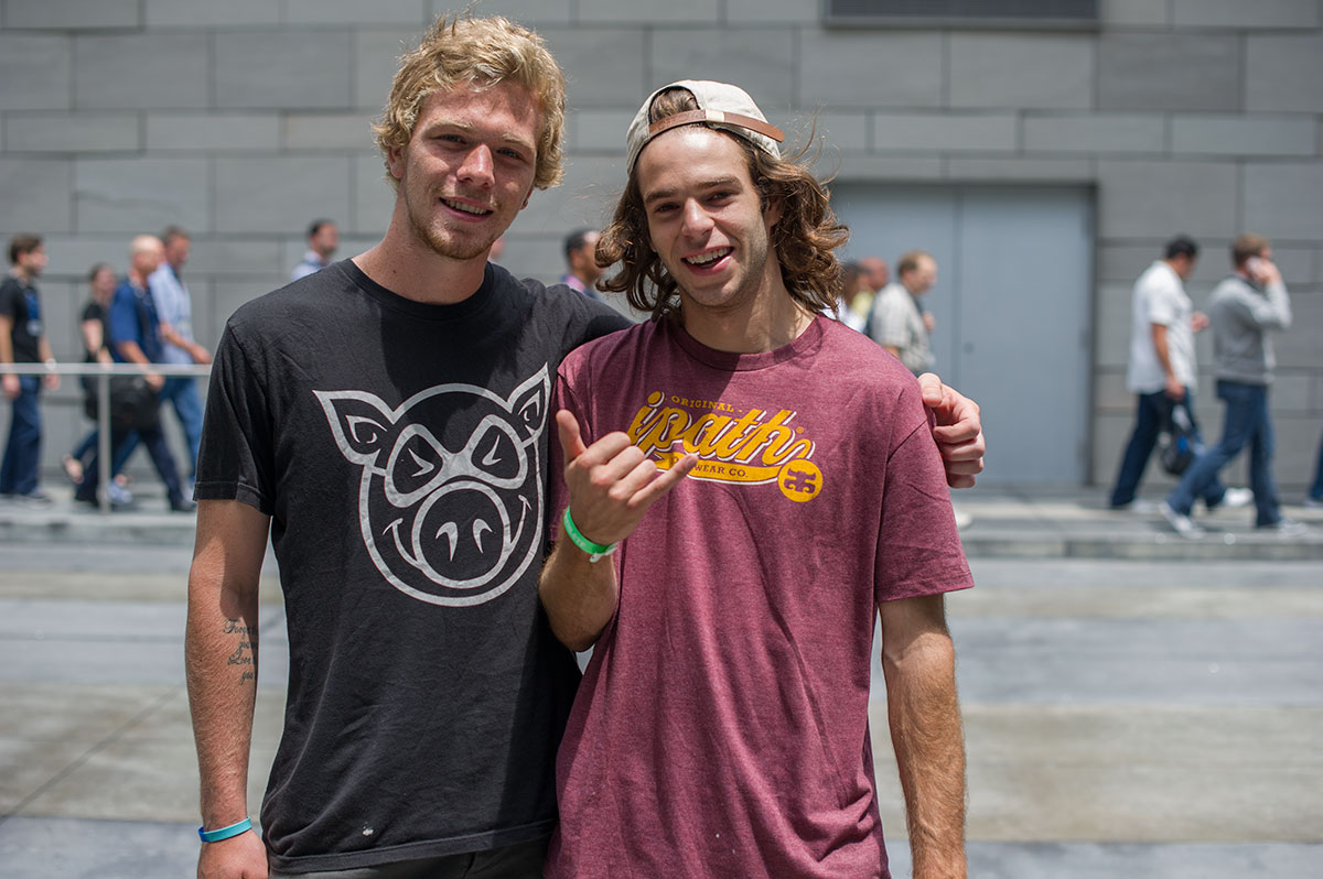 Jon Cosentino and Ben Paterson at Street League
