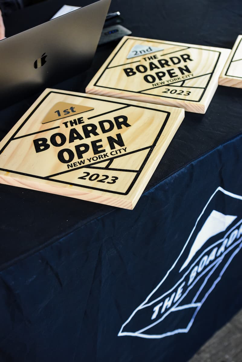 The Boardr Open and HHD 2023 - Trophies