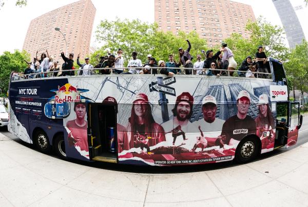 Red Bull Drop in Tour NYC - The Bus