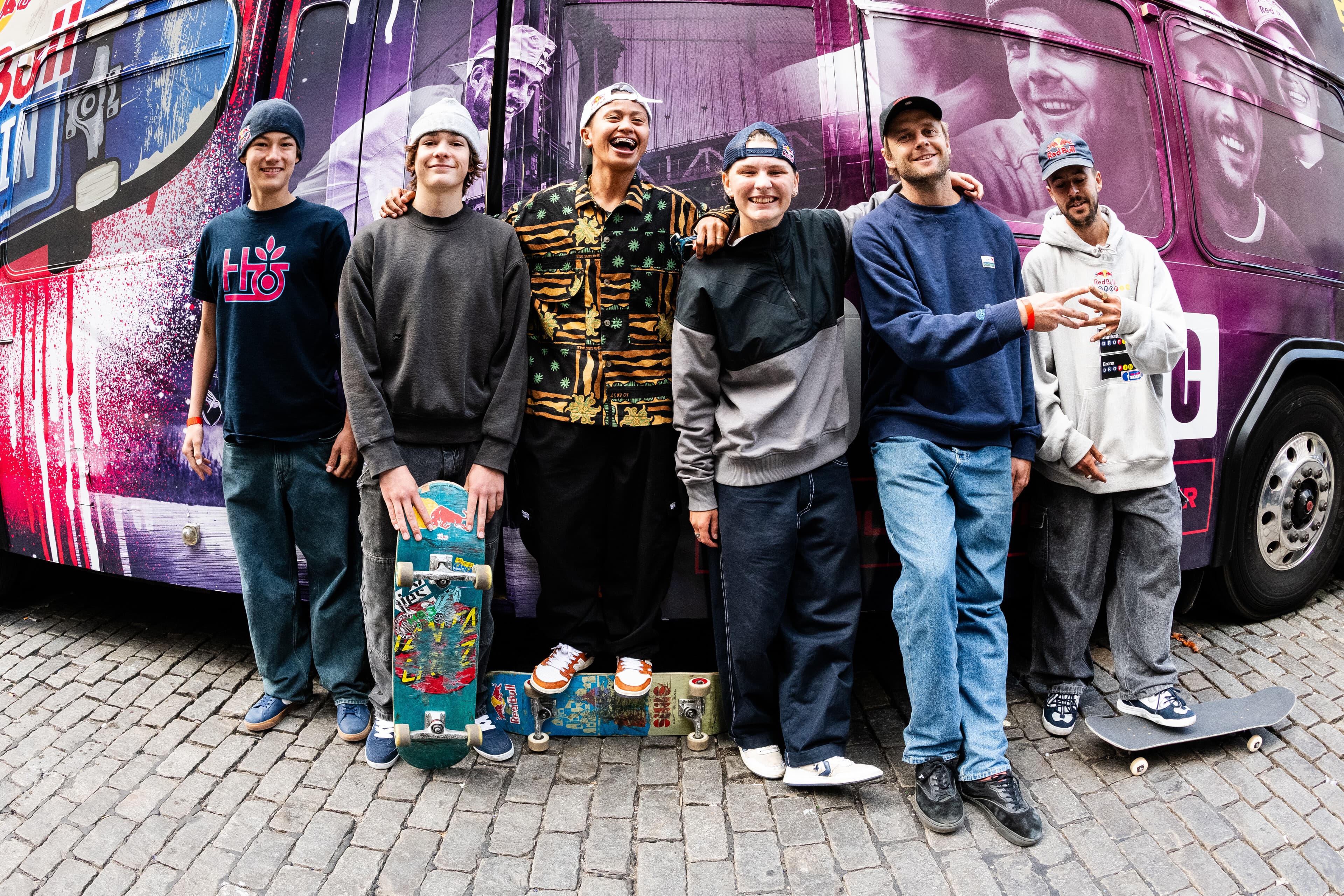 Red Bull Drop In Tour NYC 2024 - Bus Crew Close