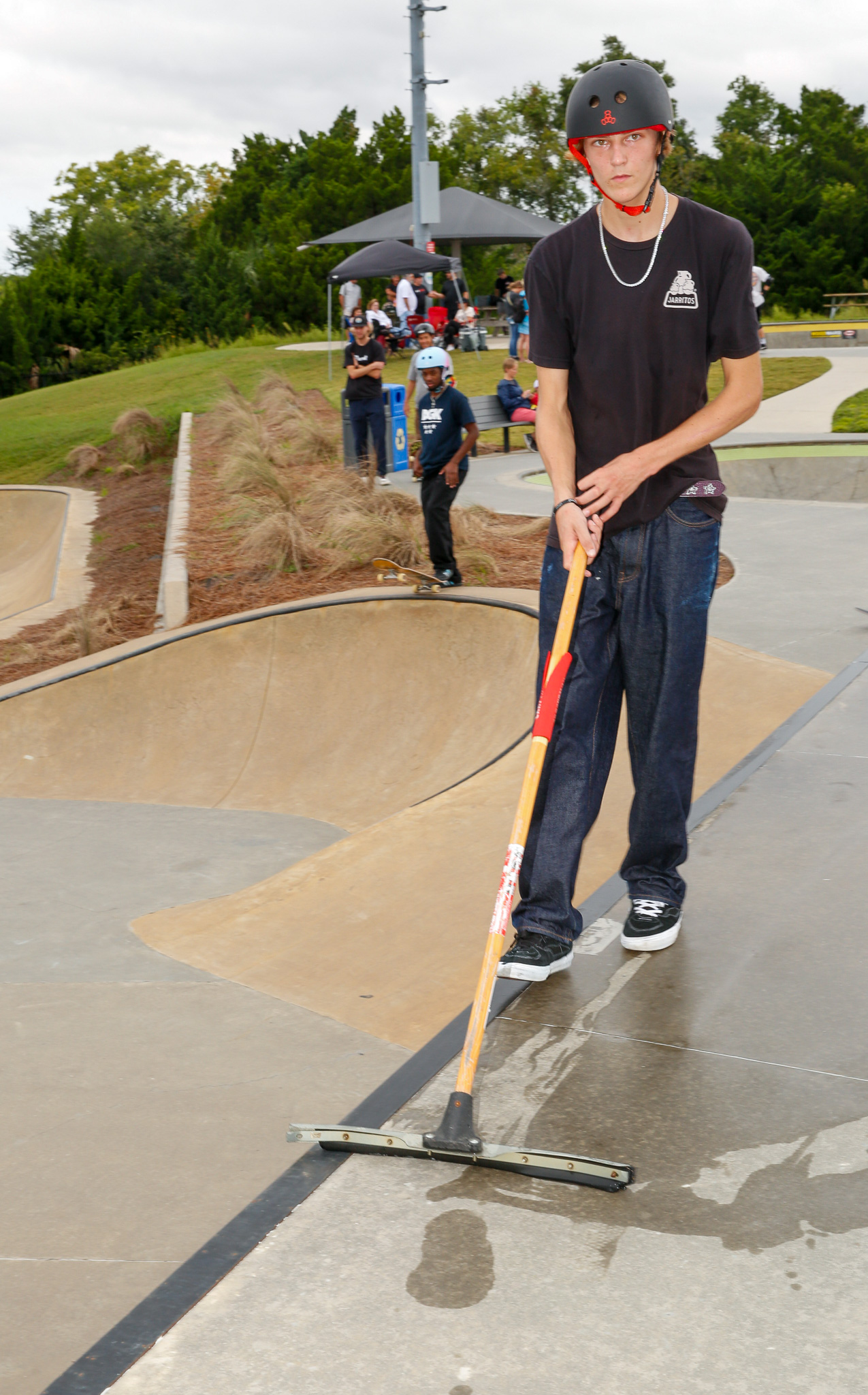 Crawford Cleans Up The Rain