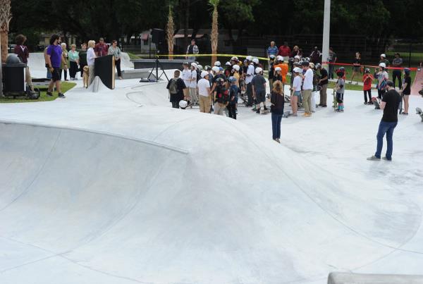 Skate Park Grand Opening in Tampa The Crowd