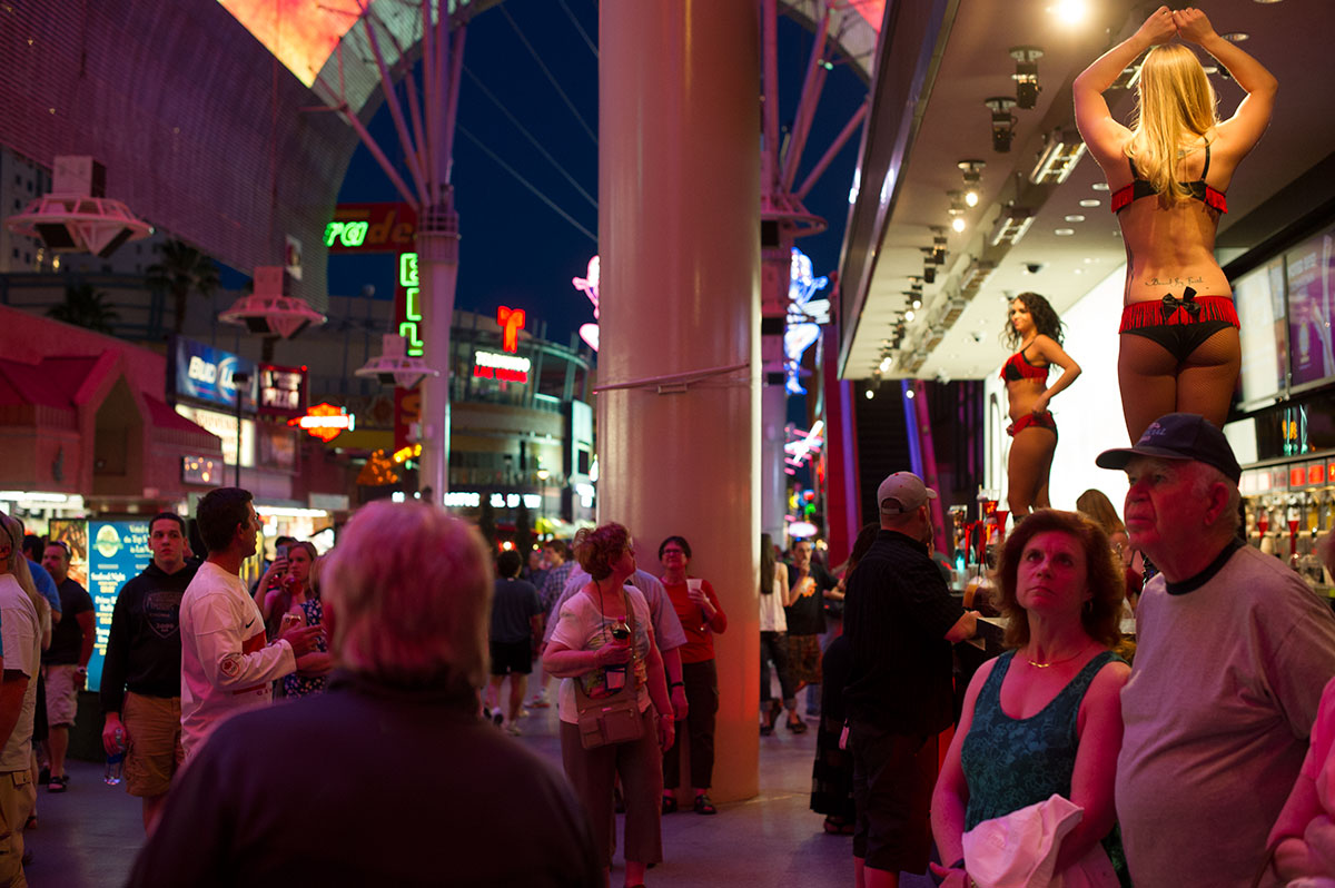 Women Dancing on Bars in Las Vegas