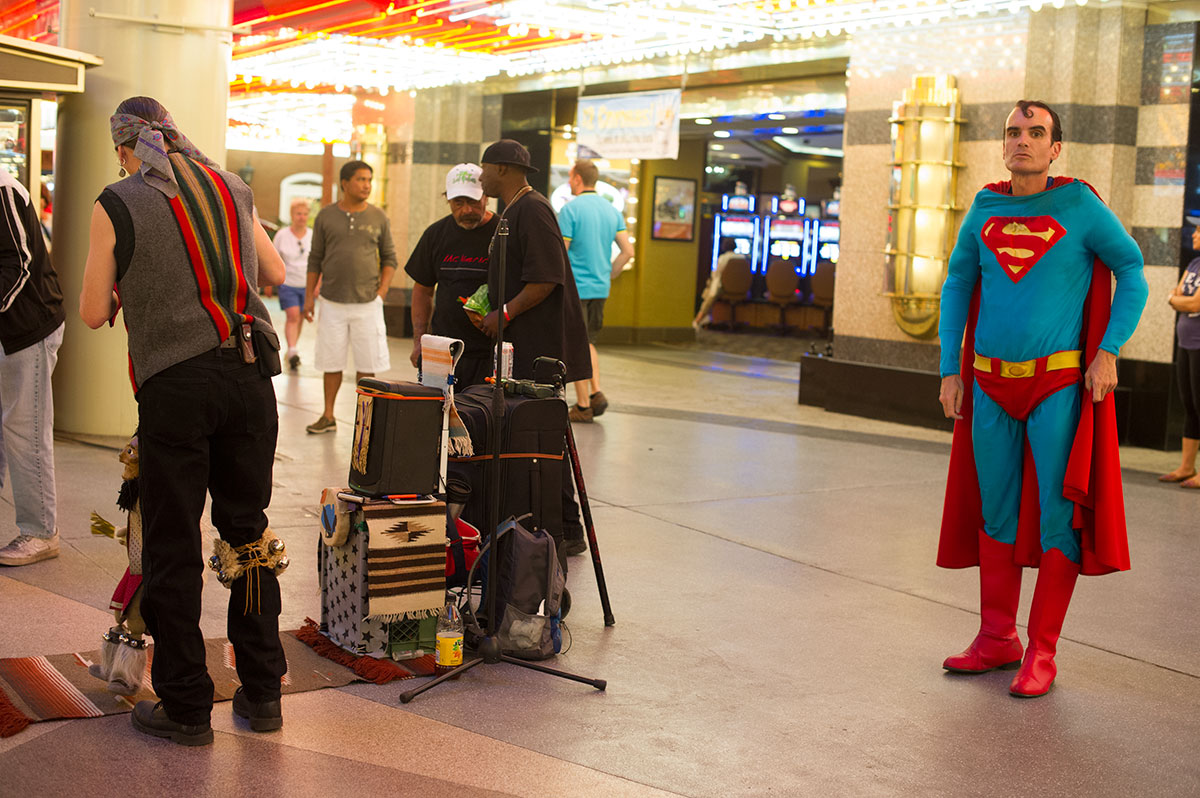 Superman Crackhead in Las Vegas