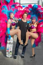 Tyson Bowerbank with Strip Ladies in Las Vegas