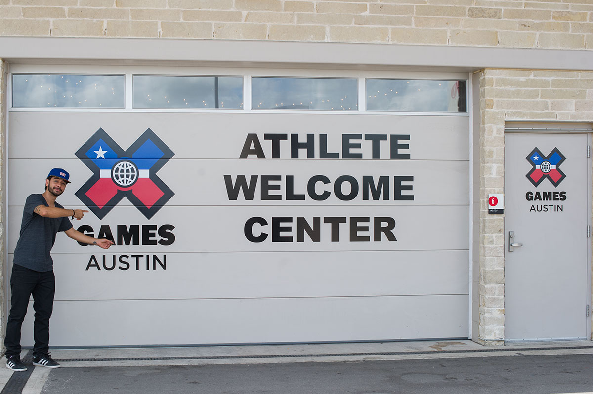 Athlete Welcome Center at X Games Austin Course