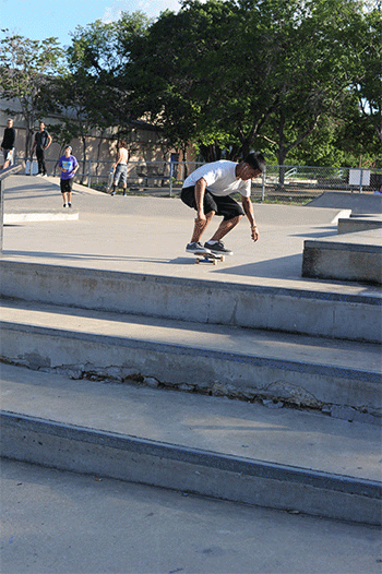 Erik Ramirez Nollie Big Local Austin Skatepark