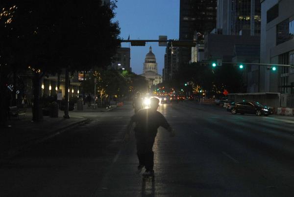 Skateboarding Through the Streets of Austin