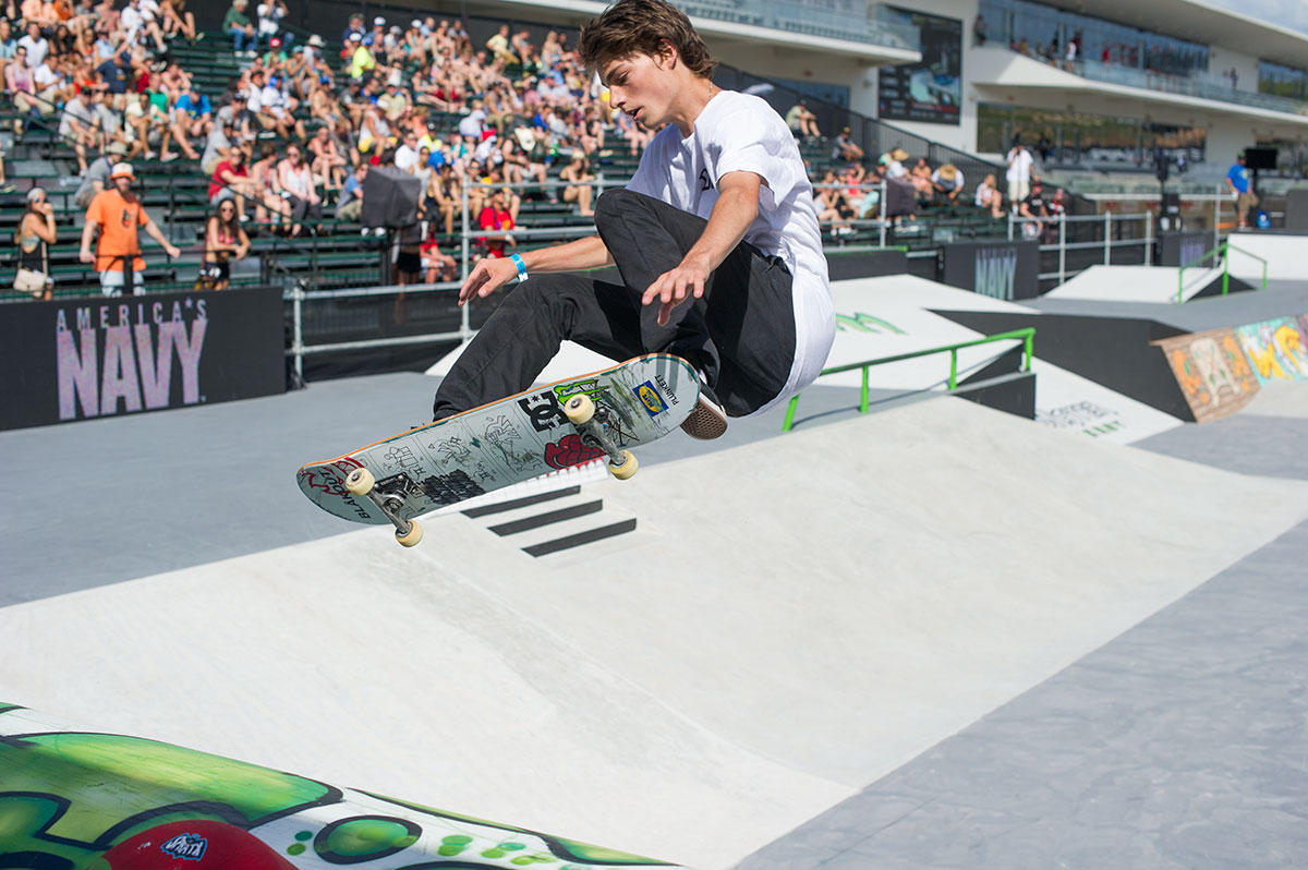 Tyson Bowerbank Frontside Ollie at X Games