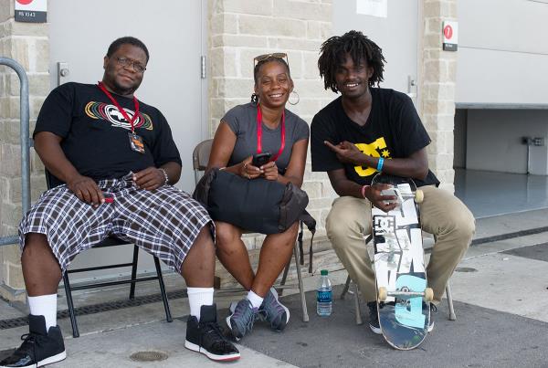 Cyril Jackson and Family at X Games Austin