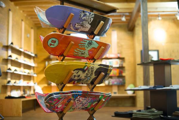 Board Racks in The Boardr Store