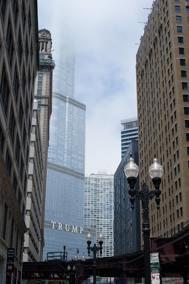 Chicago Fog at Trump Tower