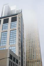 Fog Downtown in Chicago