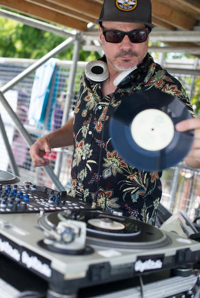 DJ Vinyl Richie at Van Doren Invitational
