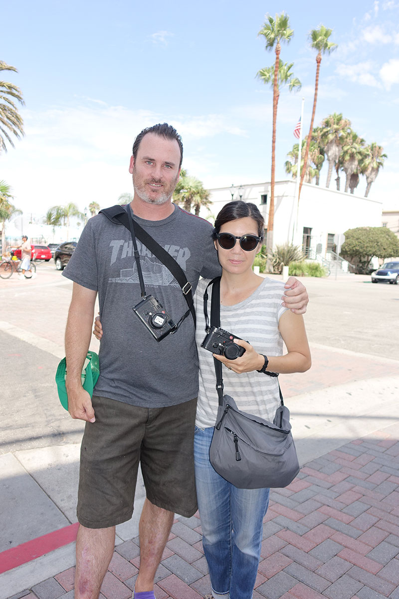 Ed Templeton and Deanna in Huntington Beach