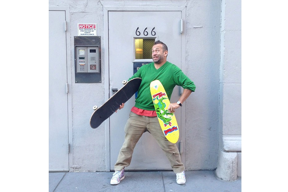 Mark Gonzales with Brad Cromer's New Pro Model