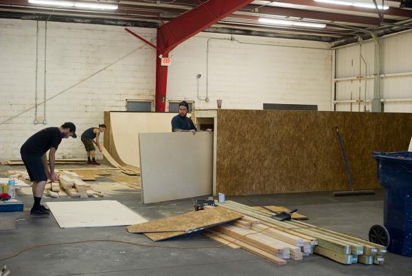 Cleanup on The Boardr Mini Ramp