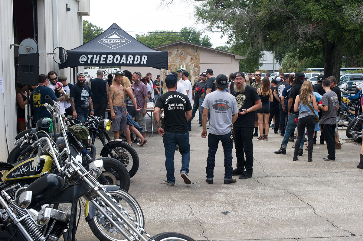 The Crowd Outside at Southbound and Down