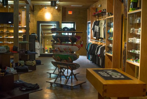 The Boardr Skateboarding Store in Tampa Wide View