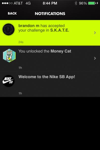 Nike SB App: Play a Game of SKATE