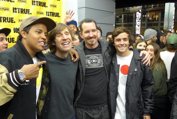 Rodney Mullen and Jeremy Wray at the Plan B Premiere