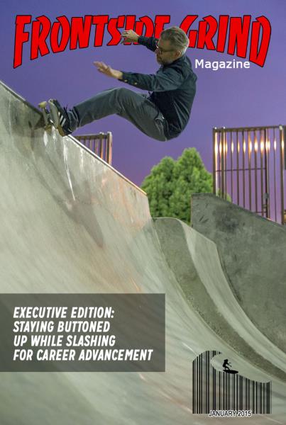 Ryan on the Cover at a Terrible LA Skatepark