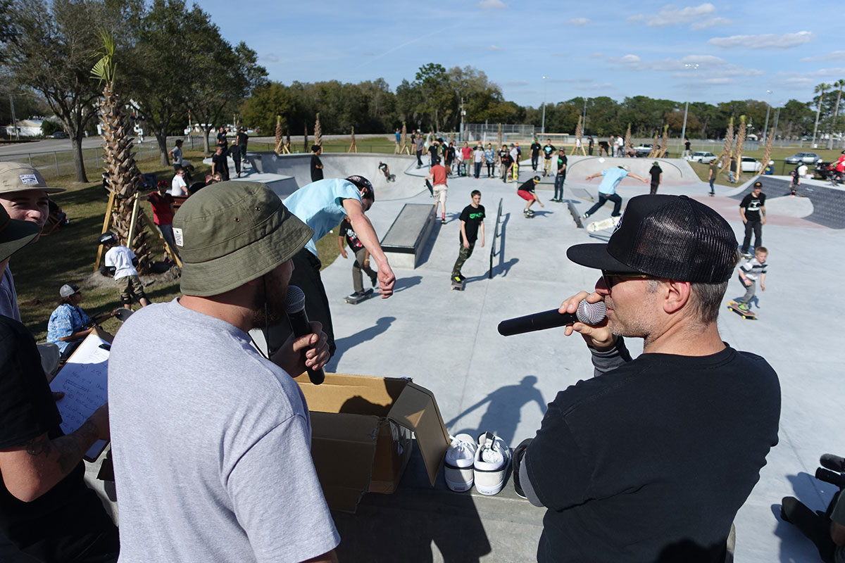 Body and Ryan on the Mic at Zephyrhills Skatepark