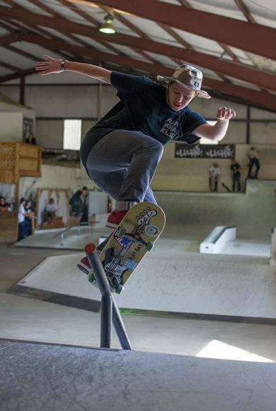 Back Smith Pole Jam at The Boardr Am at Houston