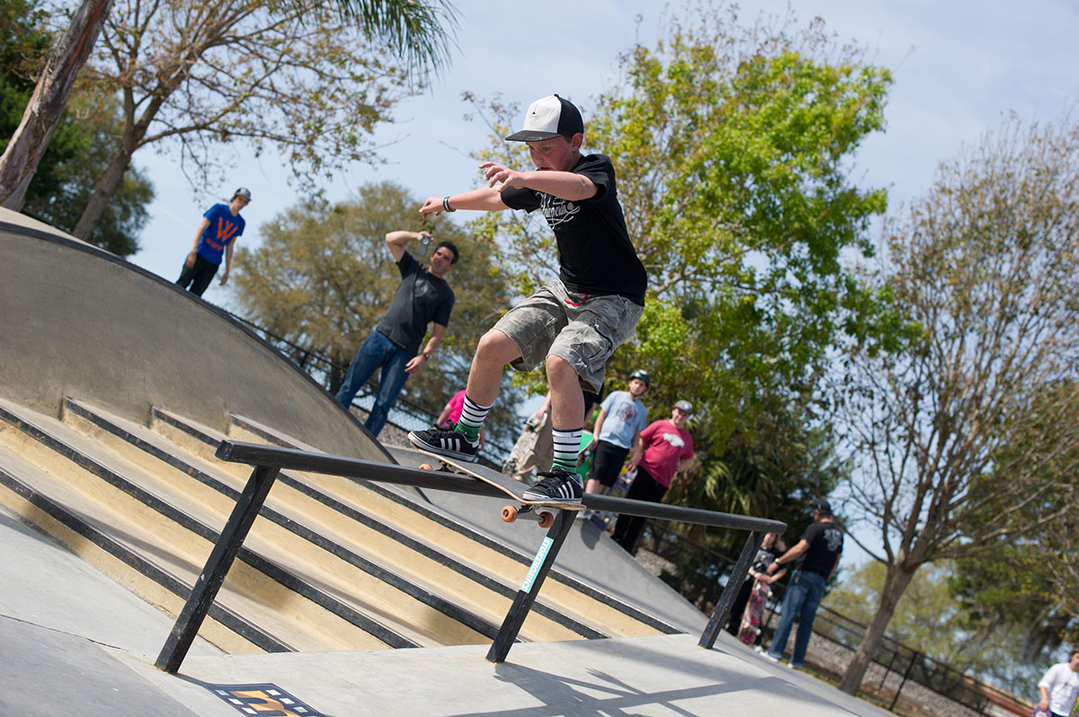 Harry Boardsliding at GFL Lakeland