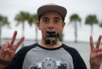 Alex Midler GoPro Mouthpiece at The Boardr Am at Tampa Bay