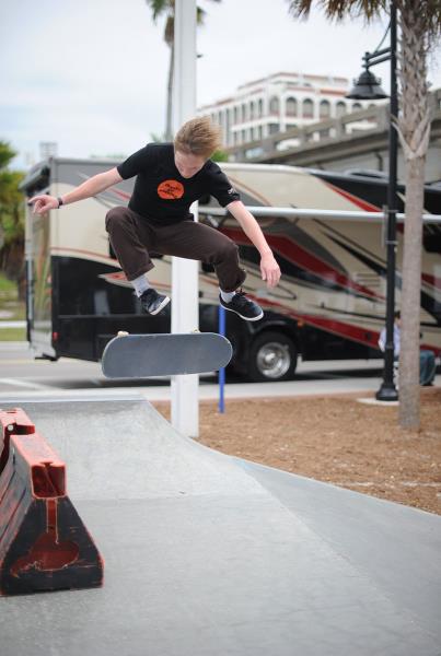Clint Nollie Flips at The Boardr Am at Tampa Bay