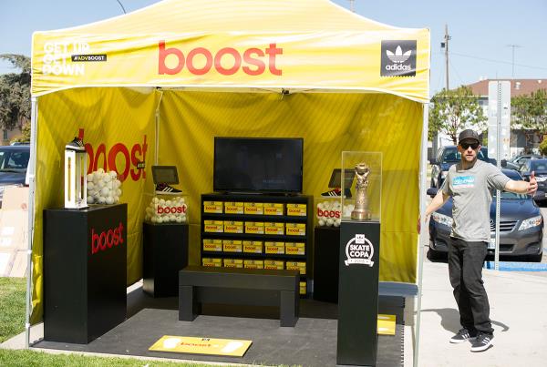 The Boost Tent at adidas Skate Copa LA