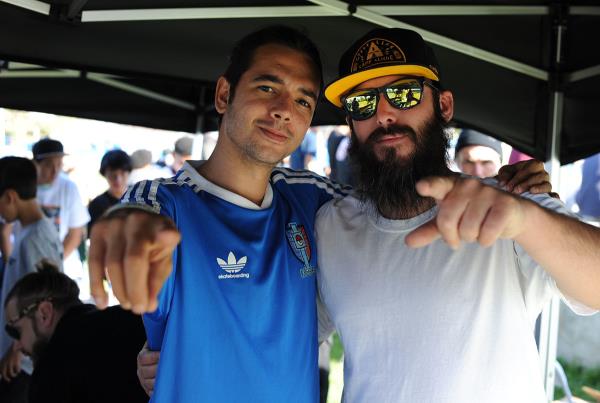 Porpe and Pete at adidas Skate Copa LA